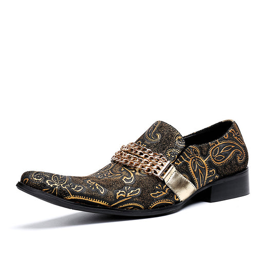 AOMISHOES™ Oro Paisley Dress Shoes 9184