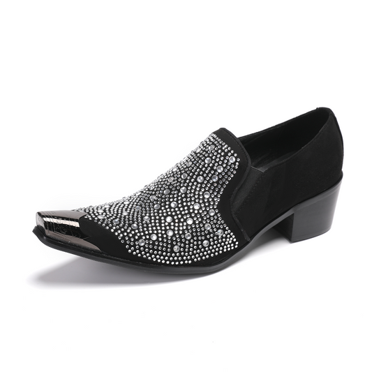 AOMISHOES™ Strass Metal Tip Shoes 9119