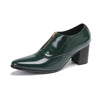 AOMISHOES™ Verde Scuro Dress Shoes 9114