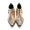 AOMISHOES™ Gold Rivet Party high-heeled boots #4083
