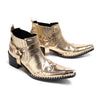 AOMISHOES™ Gold Rivet Party high-heeled boots #4083
