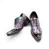 AOMISHOES™ Colorful Snake Pattern Metal Tip Shoes #4087