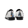 AOMISHOES™ Colorful Graffiti Double Buckle Metal Tip Shoes #4079