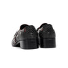 AOMISHOES™ Red Black Metal Gem Metal Tip Shoes #4084