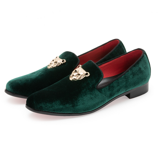 AOMISHOES™ Verde Scuro Dress Shoes 9172