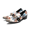 AOMISHOES™_Gorgeous_Luxury_Metal_Tip_Shoes_#4043_Party_Wear