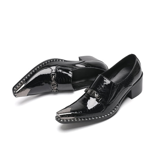 AOMISHOES™_Classic_Shiny_Metal_Tip_Shoes_#4046_Party_Wear_AOMISHOES™