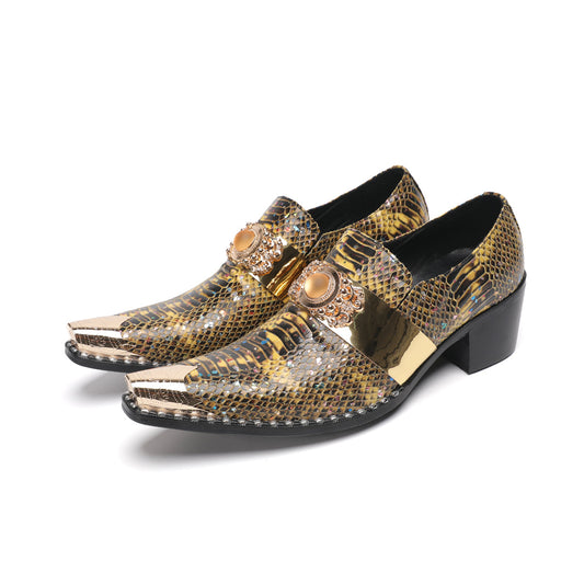 AOMISHOES_Luxury_Snake_Metal_Tip_Shoes_4048_Party_Wear