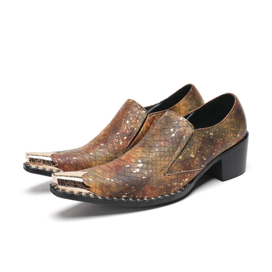 AOMISHOES™_Metal_Fashion_Metal_Tip_Shoes_#4053_Party_Wear_Shoes_AOMISHOES™