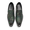 AOMISHOES™_Green_Luxury_Metal_Tip_Shoes_#4054_Party_Wear_AOMISHOES™