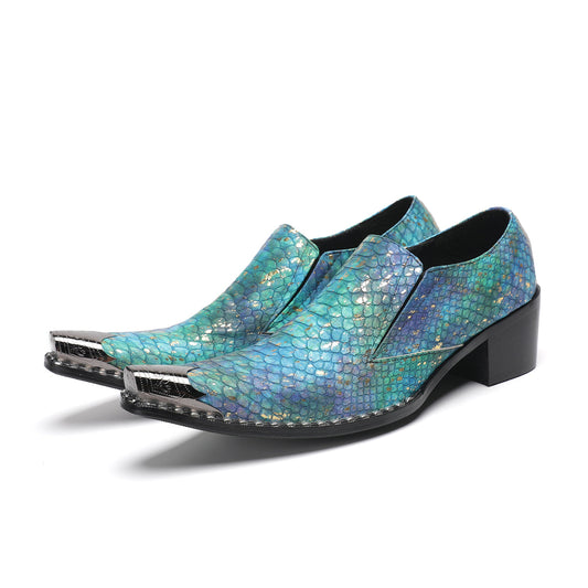 AOMISHOES™_Glitzy_Fashionable_Metal_Tip_Shoes_#4055_Party_Wear_AOMISHOES™