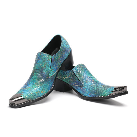 AOMISHOES™_Glitzy_Fashionable_Metal_Tip_Shoes_#4055_Party_Wear_AOMISHOES™