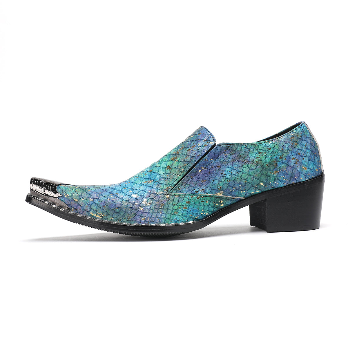 AOMISHOES™_Glitzy_Fashionable_Metal_Tip_Shoes_#4055_Party_Wear_AOMISHOES™