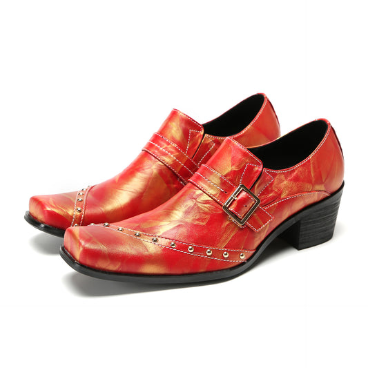AOMISHOES™ Tramonto Dorato Dress Shoes 9123