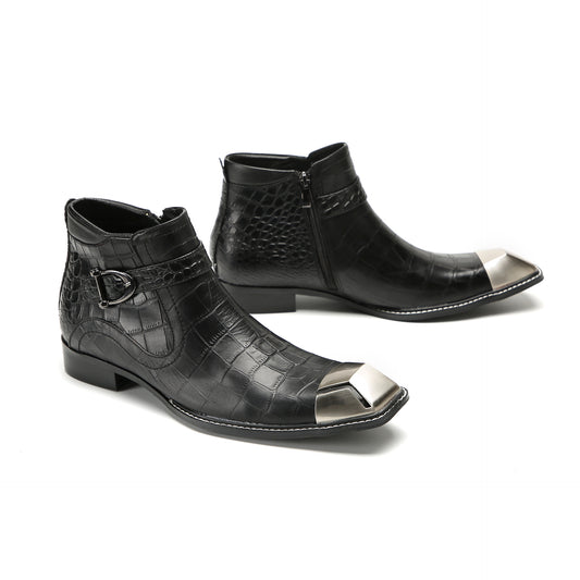 AOMISHOES™ Coccodrillo Ankle Boots 9125