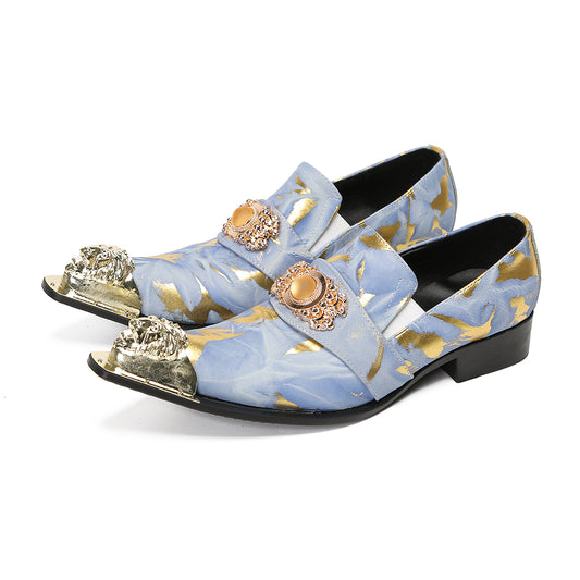 AOMISHOES™ Corona Metal Tip Shoes 9142
