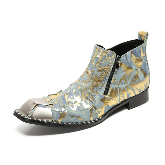 AOMISHOES™ Schwemmgold Ankle Boots 9163