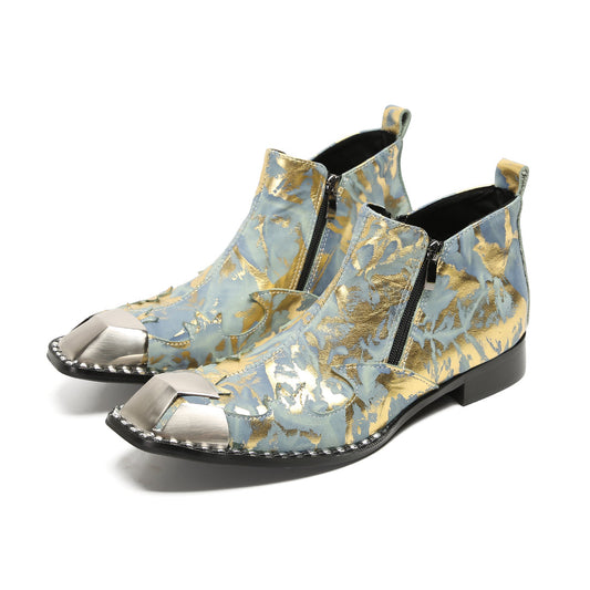 AOMISHOES™ Schwemmgold Ankle Boots 9163