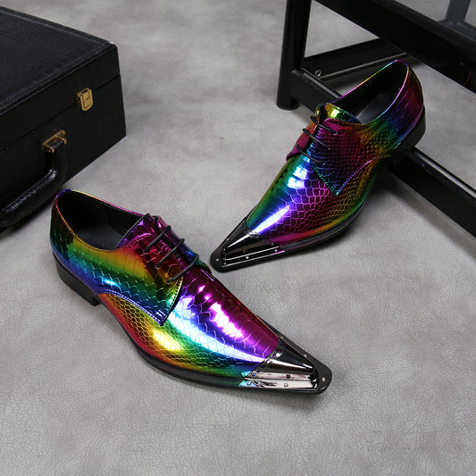 AOMISHOES™ Laser Multicolour Oxford Shoes #8023