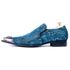 AOMISHOES™ Italian Snake Dress Shoes #8024