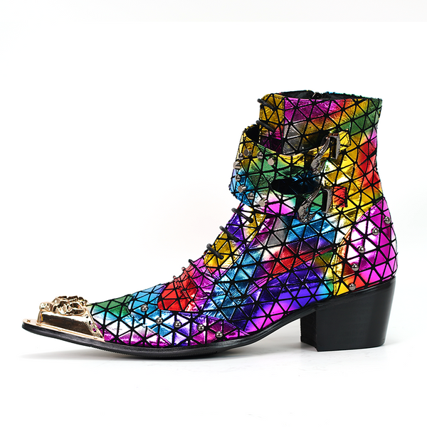 AOMISHOES™ Italy Party Discoteca High Boots 9838