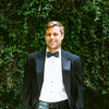 AOMISHOES™ GREEN POND FEATHER BOW TIES T1022