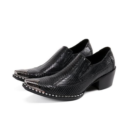 AOMISHOES™ Italian Snake High Heel Shoes #8120
