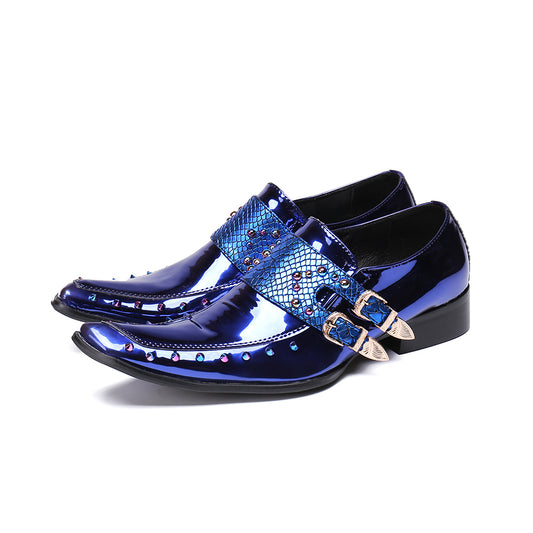 AOMISHOES™ Multicolor Rivets Dress Shoes #8026