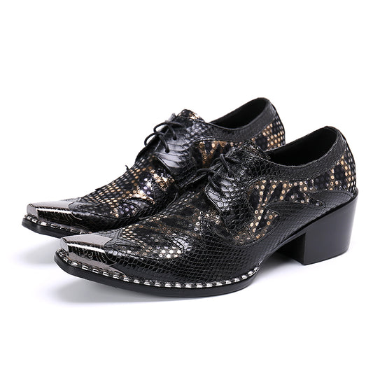 AOMISHOES™ Italian Snake High Heel Shoes #8118
