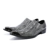 AOMISHOES™ Italian Snake Dress Shoes #8024