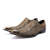 AOMISHOES™ Italian Snake Dress Shoes #8024