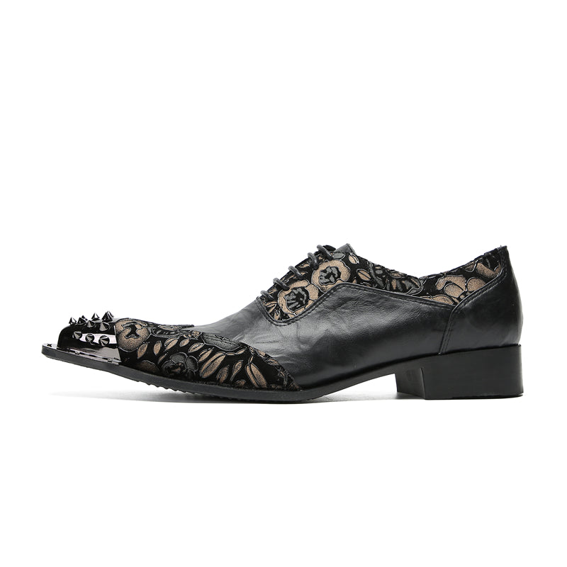 AOMISHOES Italy Party Impavido Metal Tip Shoes 9939 Aomishoes aomishoes-italy-party-impavido-metal-tip-shoes-9939-aomishoes