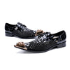 AOMISHOES™  Principe Metal Tip Shoes 9135