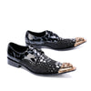 AOMISHOES™  Principe Metal Tip Shoes 9135