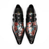 AOMISHOES™  Arcobaleno Floral Metal Tip Shoes 9189