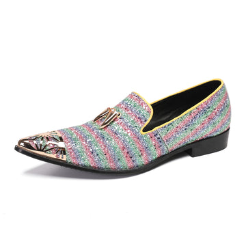 AOMISHOES™  Zucchero Arcobaleno Metal Tip Shoes 9191