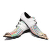 AOMISHOES™ Nuvole Arcobaleno Floral Metal Tip Shoes 9192