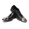 AOMISHOES™ Giardiniere Metal Tip Shoes 9197