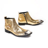 AOMISHOES™  Serpente D'oro Ankle Boots 9202