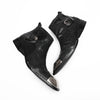 AOMISHOES™  Serpente Nero Ankle Boots 9204