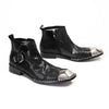 AOMISHOES™  Serpente Nero Ankle Boots 9204