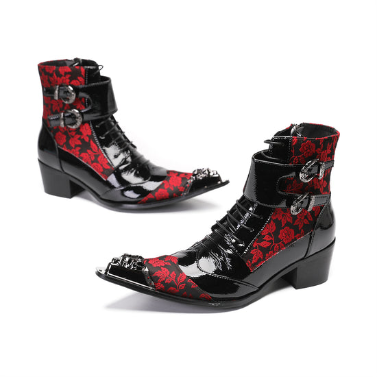AOMISHOES™ Acero Scarlatto High Boots 9207 – Aomishoes®