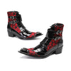 AOMISHOES™  Acero Scarlatto High Boots 9207