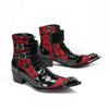 AOMISHOES™  Acero Scarlatto High Boots 9207