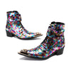 AOMISHOES™  Scaglie Colorate High Boots 9210