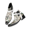 AOMISHOES Pointed Shoes Print Belt Buckle #4117