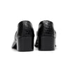 AOMISHOES™ Black Graffiti Metal Tip Shoes #4085