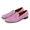 AOMISHOES™  Pink Rivet Dress Shoes 9180