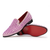 AOMISHOES™  Pink Rivet Dress Shoes 9180