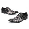 AOMISHOES™ Noir Bloom Metal Tip Shoes #4001